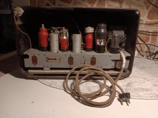Radio Philips Marrón Válvulas