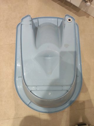 Bañera bebé Toysrus azul dinosaurios