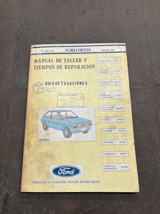 Manual Taller Ford Fiesta (Tomos I y II) - Mayo 19