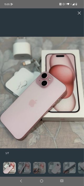 iPhone 15 Rosa algo negociable