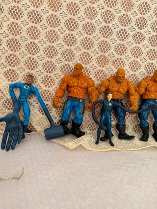 Lote 6 Figuras  4 Fantastico