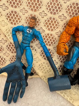 Lote 6 Figuras  4 Fantastico