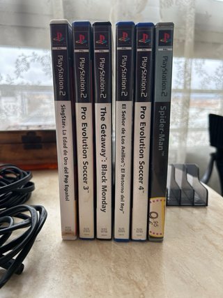PlayStation 2 Slim Nera Completa