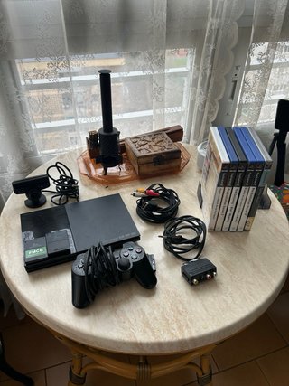 PlayStation 2 Slim Nera Completa