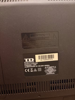 Televisor 32 Negro