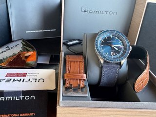 Reloj Hamilton khaky aviation , dos correas