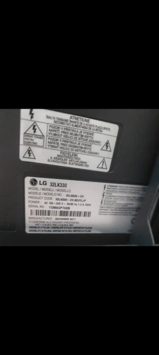 Televisor LG 32 Negro