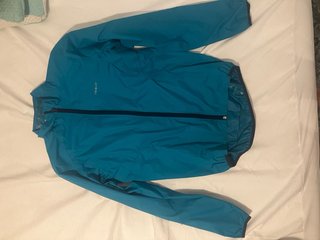 Chaqueta impermeable turquesa Triban talla s