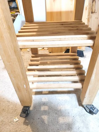 Mesa auxiliar cocina madera Ikea Bekväm