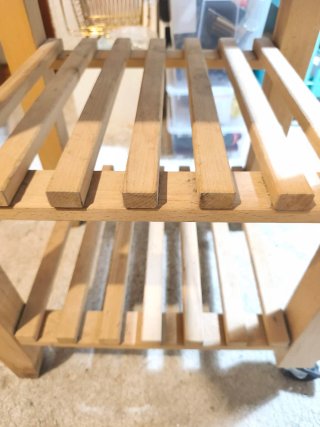Mesa auxiliar cocina madera Ikea Bekväm