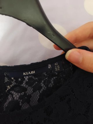 Vestido azul marino Kiabi talla 42