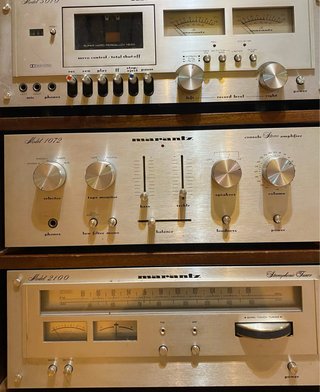 Equipo Hi-Fi Marantz Vintage + Tocadiscos