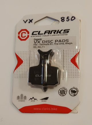 2 Juegos Pastillas Freno Resina Clarks Formula