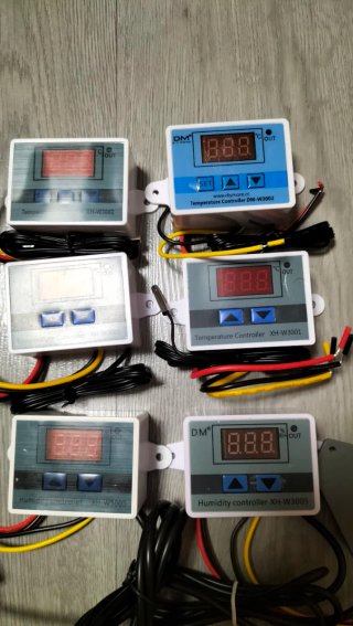 Controlador Digital Temperatura Humedad 12 y 220v