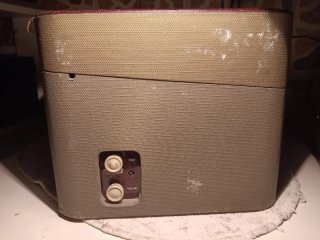 Tocadiscos Valvulas Beige y Marrón