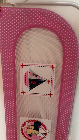 Malla de seguridad infantil rosa