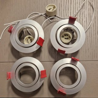 4 aros empotrables techo ojos de buey