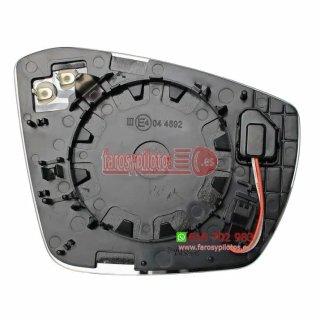Espejo Cristal + Base Izquierdo Skoda Octavia Año