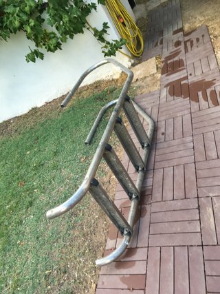Escalera Piscina 4 Peldaños Acero Inoxidable