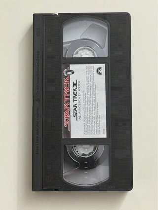 2 VHS Star Trek II L’Ira di Khan e III Spock