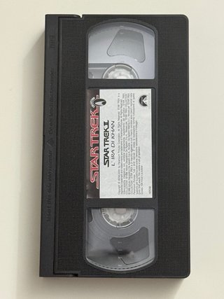 2 VHS Star Trek II L’Ira di Khan e III Spock