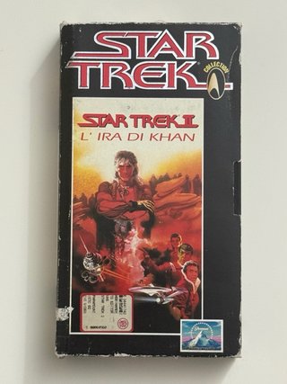2 VHS Star Trek II L’Ira di Khan e III Spock