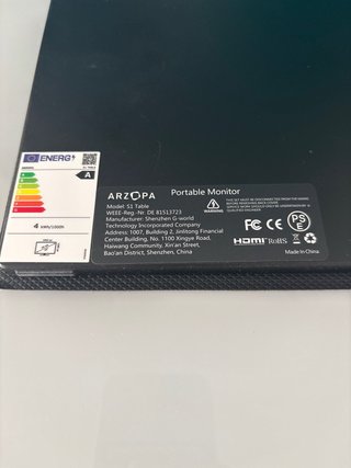 Monitor Portátil Arzopa S1 15.6 FHD