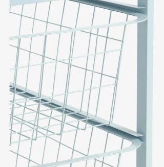 Cajonera Metálica Blanca Armario 68x43x49.5cm
