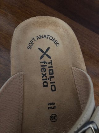 Ciabatte Tiglio Flexia donna beige