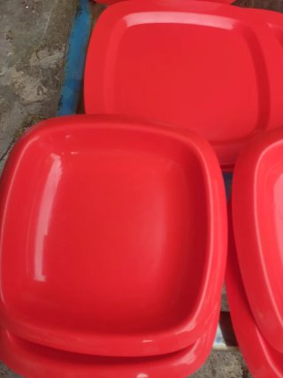 Vajilla Picnic Compacta Roja