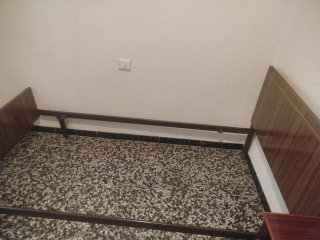 Cabecero de cama madera y metal