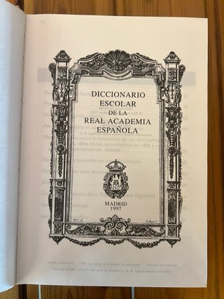 Diccionario Escolar de la Real Academia Española