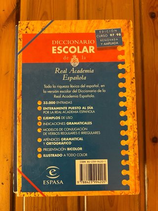 Diccionario Escolar de la Real Academia Española