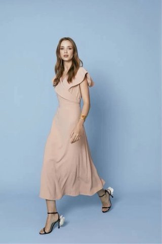 Vestido COOSY Crepe Rosa