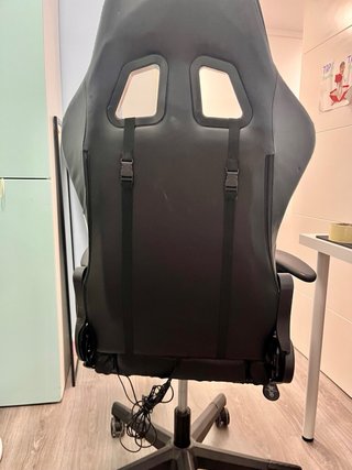 Silla gaming negra