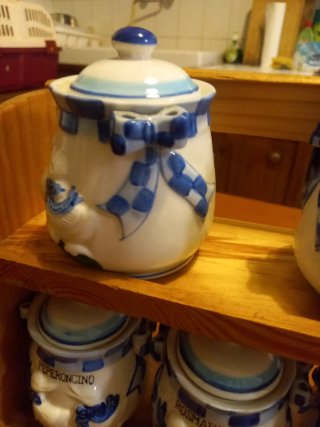 Set portaspezie ceramica