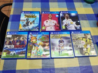 Lote 7 Juegos PS4: FIFA, PES, Trials, Last Tinker