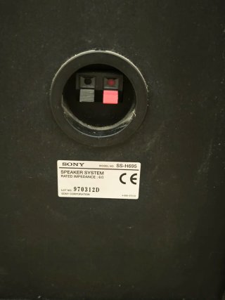 Altavoces Sony Negros