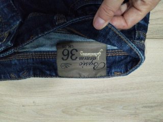 Minifalda vaquera azul talla 36