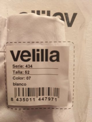 Casaca Cocina Velilla Hombre Blanca Talla 52