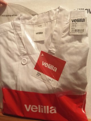Casaca Cocina Velilla Hombre Blanca Talla 52