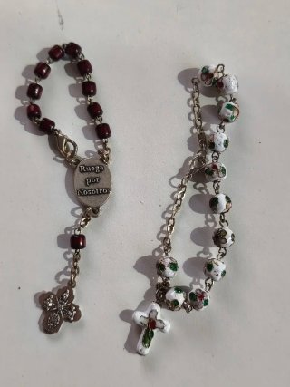 Lote 2 Rosarios Denarios Bolsillo/Pulsera