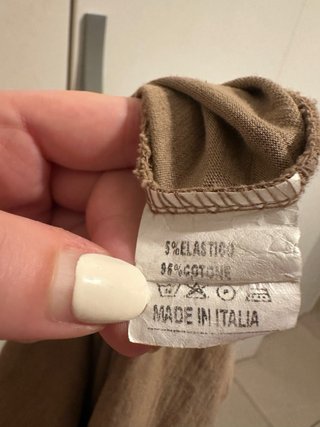 Vestito cotone marrone taglia unica