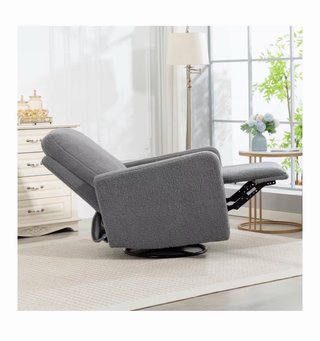Sillón reclinable 76x94x100 cm gris