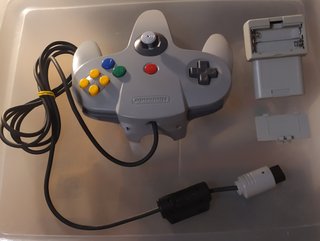 Mando Nintendo 64 + Rumble Pak