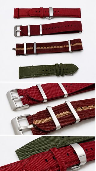Lote 4 correas de reloj 22mm