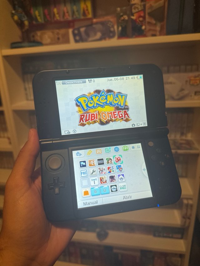 New nintendo 3Ds XL Azul + juegos