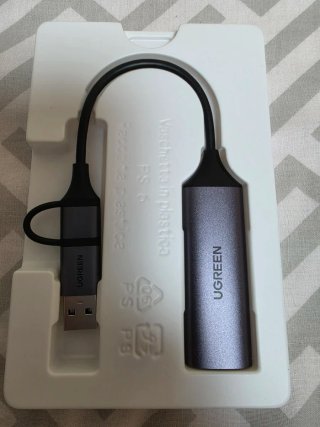 UGREEN Tarjeta Capturadora Vídeo USB HD 1080p 60Hz