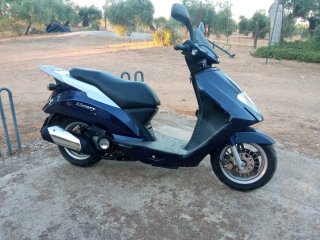 Daelim History 125 Scooter Azul