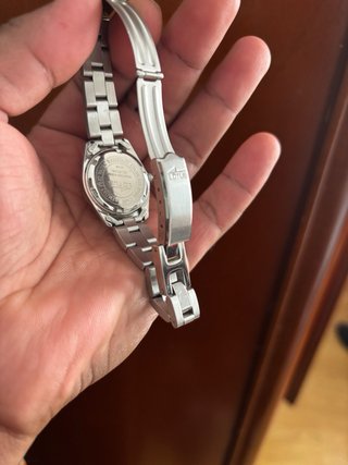 Reloj Lotus Plata y Blanco chica
